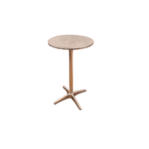 Aliminium poseue table