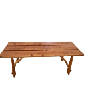 rustic bench hire