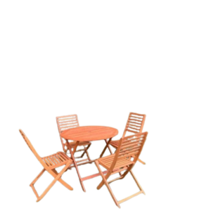 wooden table and chair hire