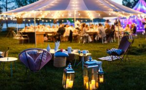 Furniture by Red Woodpecker for outdoor weddings