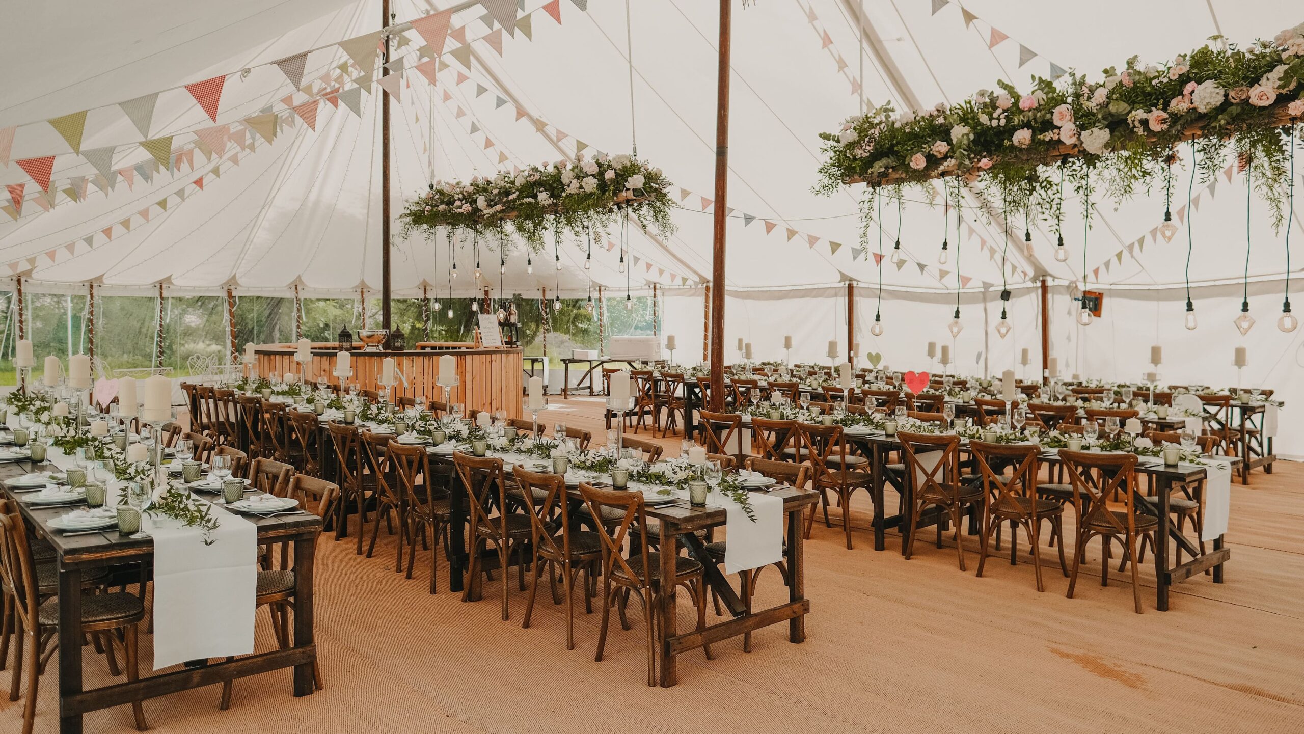 Marquee equipment hire for a wedding in Essex 